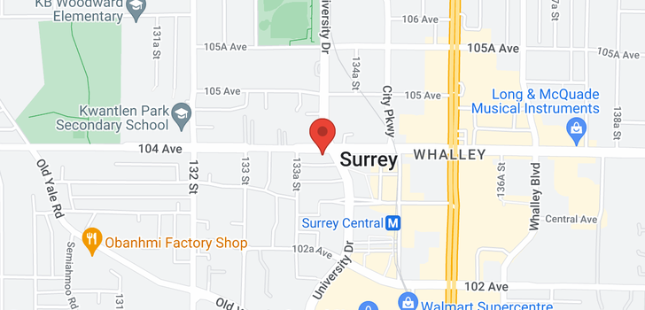 map of 3502 13398 104 AVENUE